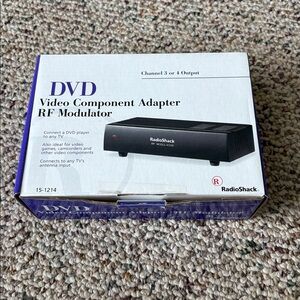 RadioShack Video Component Adapter RF Modulator